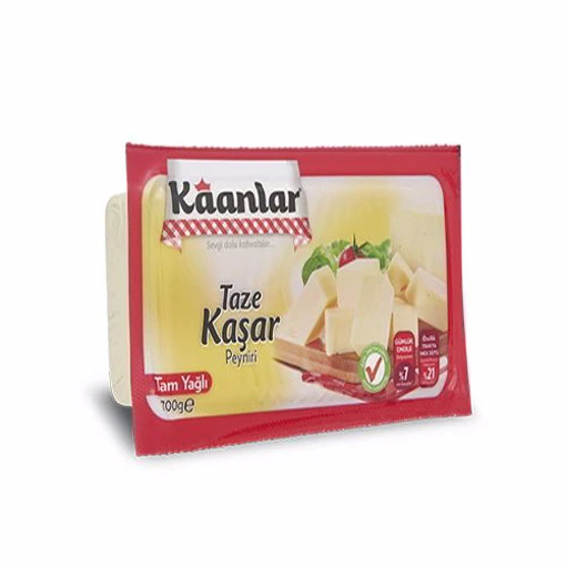 Kaanlar Tam Yağlı Taze Kaşar 700 Gr resmi