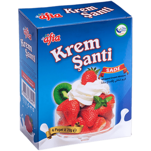 Afia Krem Şanti Sade 75 Gr (4'lü Paket) resmi
