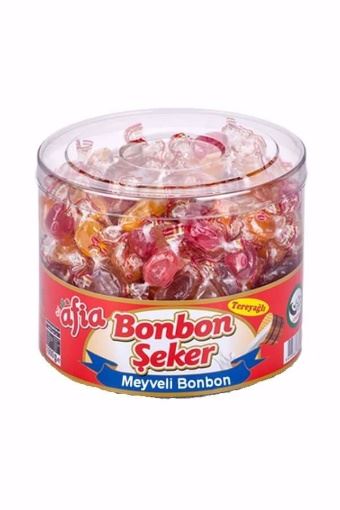 Afia Meyveli Mini Bonbon Şeker (Dökme) 800 Gr resmi