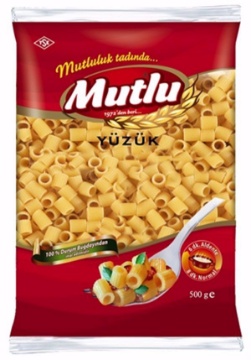 Mutlu Yüzük Makarna 500 Gr için ayrıntıları göster Mutlu Yüzük Makarna 500 Gr resmi