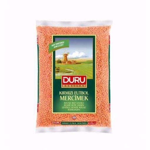 Duru Kırmızı Mercimek Futbol 1 Kg resmi