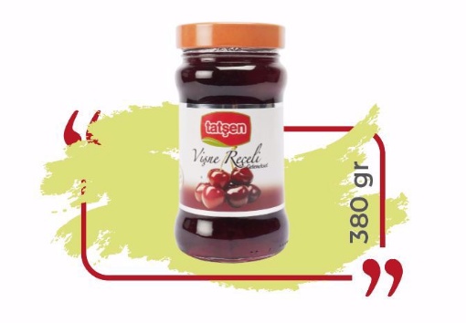 Tatşen Vişne Reçeli 380 Gr resmi