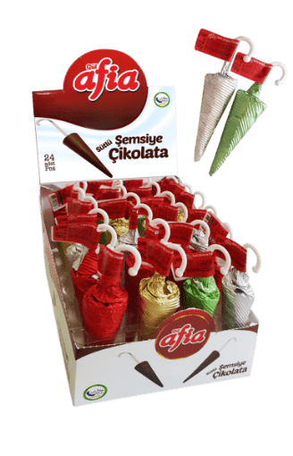 [Kutu] Afia Şemsiye Çikolata 25 Gr (24'lü Paket) resmi
