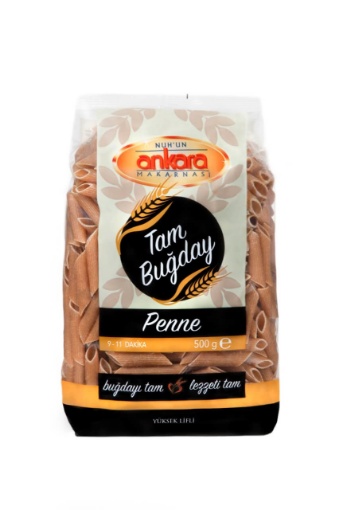 Nuh'un Ankara Tam Buğday Penne 500 Gr resmi