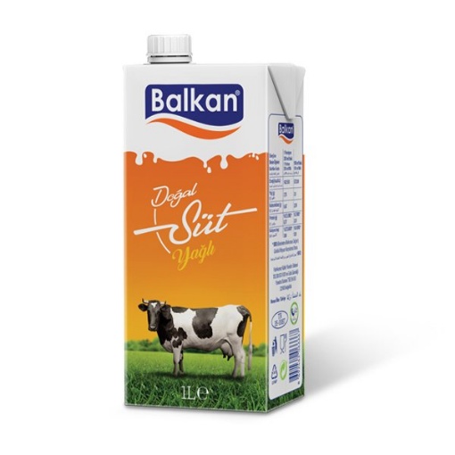 Balkan Tam Yağlı Uht Süt 1 Lt resmi