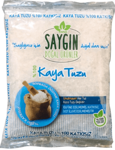 Saygın Kaya Tuzu Sofrada Öğütme Poşet 500 Gr resmi