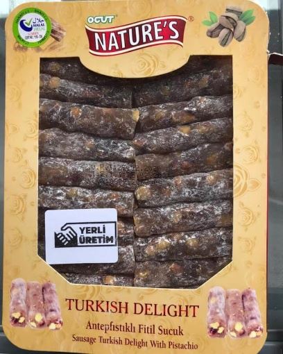 Öğüt Antep Fıstıklı Fitil Sucuk 300 Gr resmi