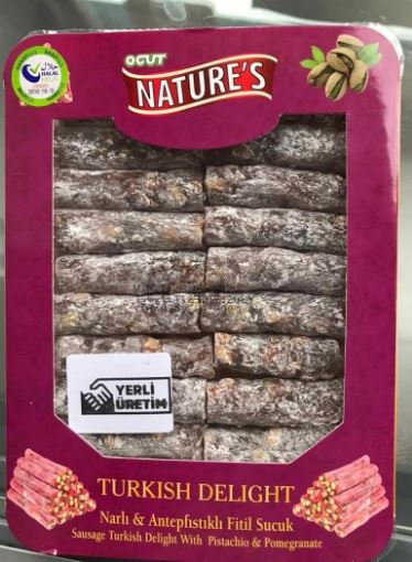 Öğüt Narlı Antep Fıstıklı Fitil Sucuk 300 Gr resmi