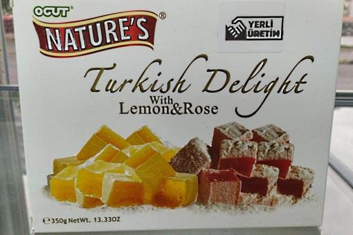 Öğüt Limon&Gül Lokumu 350 Gr resmi