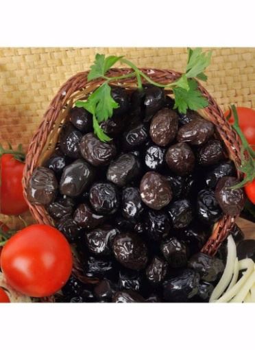Loras Açık Siyah Zeytin Mega 1 Kg resmi