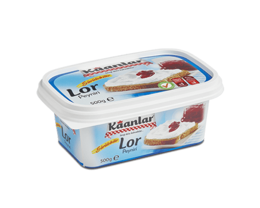 Kaanlar Sürülebilir Lor Peyniri 500 Gr resmi