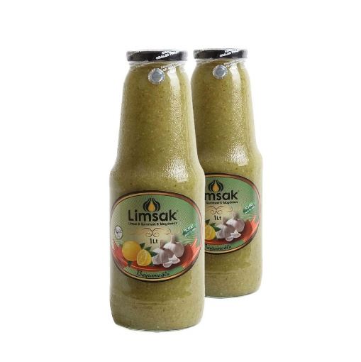 Limsak Maydanozlu Limon-Sarımsak Kürü (2 Adet Özel Cam Şişede) 2 Lt resmi
