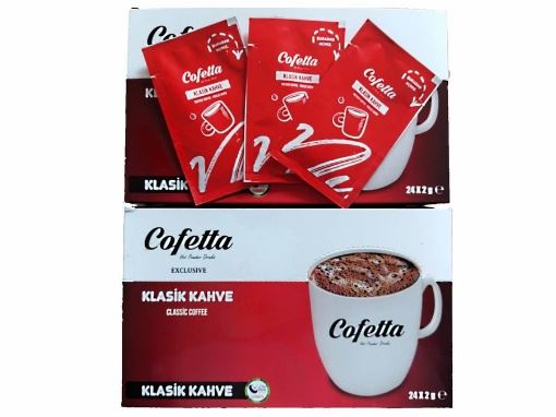 [Kutu] Cofetta Klasik Kahve 2 Gr (24'lü Paket) resmi