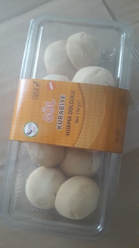 Gül Kurabiye Hurma Dolgulu 150 Gr resmi