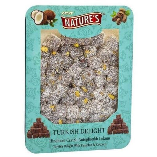 Öğüt Nature's Hindistan Cevizli Antep Fıstıklı Lokum 300 Gr resmi