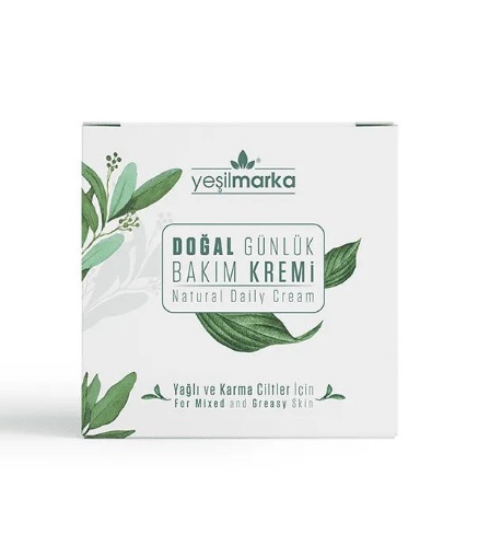 Yeşilmarka Doğal Günlük Bakım Kremi Yağlı Ciltler 50 Gr resmi