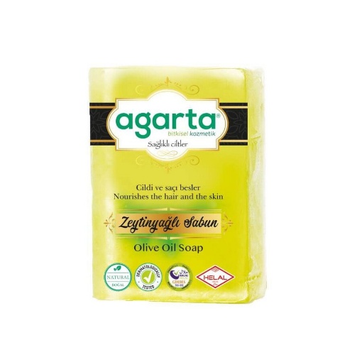 Agarta El Yapımı Doğal Sabun Zeytinyağlı Sabun 150 Gr resmi