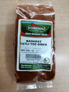 Korkmaz Ömer Tatlı Toz Biber 250 Gr için ayrıntıları göster Korkmaz Ömer Tatlı Toz Biber 250 Gr resmi