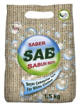 SAB Çamaşır Tozu Beyazlar 1.5 Kg için ayrıntıları göster SAB Çamaşır Tozu Beyazlar 1.5 Kg resmi