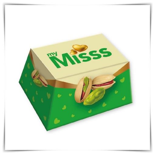 Milat My Miss Fıstıklı Baton Çikolata 250 Gr (Dökme) resmi