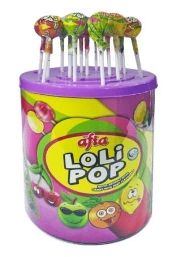 [Kutu] Afia Lolipop Şeker (120'li Paket) resmi