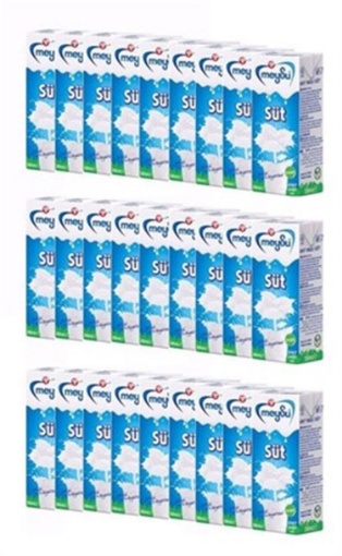 [Kutu] Meysu Tam Yağlı Süt 200 Ml (27'li Paket) resmi