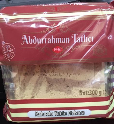 Abdurrahman Tatlıcı Kakaolu Tahin Helvası 300 Gr resmi