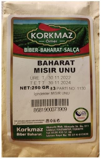Korkmaz Ömer Mısır Unu 250 Gr resmi