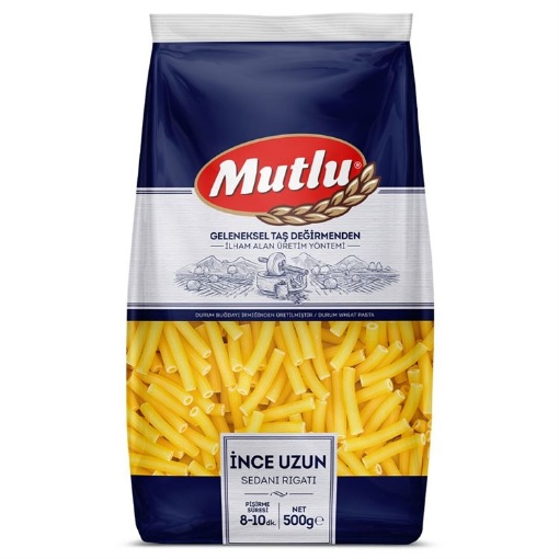 Mutlu Makarna İnce Uzun 500 Gr resmi