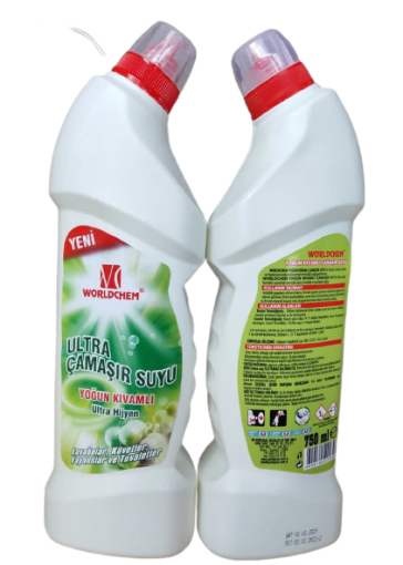 Worldchem Yoğun Kıvamlı Ultra Çamaşır Suyu 750 Ml resmi