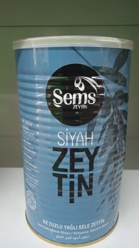 Şems Yağlı Sele Siyah Zeytin M 900 Gr resmi
