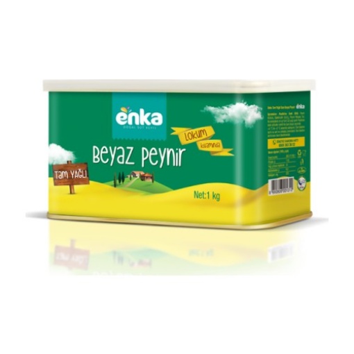 Enka Beyaz Peynir Tam Yağlı Teneke 1 Kg resmi