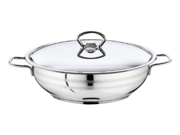 Saften Bestinox Flanş Kulplu 32 Cm Çelik Kapak Kısa Tencere 7.65 Lt için ayrıntıları göster Saften Bestinox Flanş Kulplu 32 Cm Çelik Kapak Kısa Tencere 7.65 Lt resmi