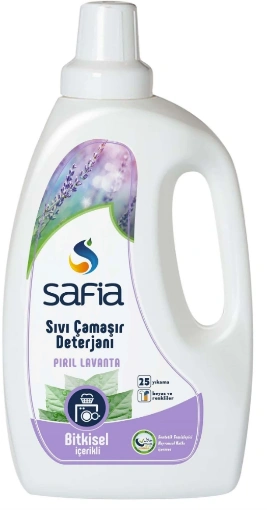 Safia Sıvı Çamaşır Deterjanı Pırıl Lavanta 1 Lt resmi