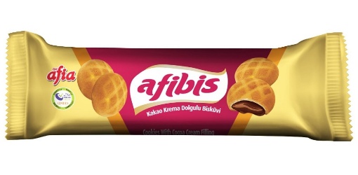 Afia Afibis Kakao Krema Dolgulu Bisküvi 75 Gr resmi