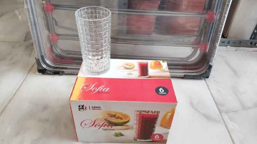 Glass Home Sofia Su Bardağı Büyük 300 Cc (6'lı Paket) resmi