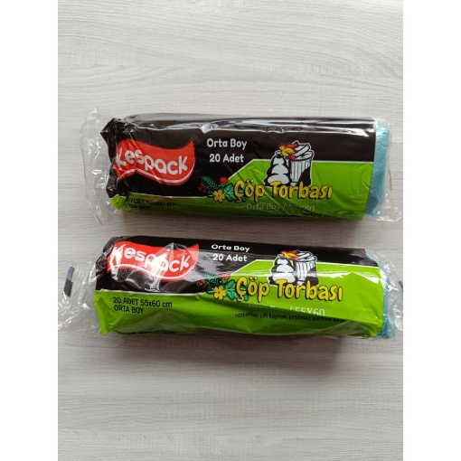 Çöp Poşeti Orta (20'li Paket) resmi