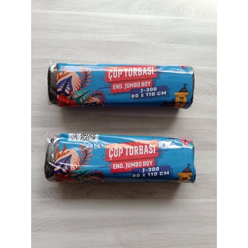 Çöp Poşeti Jumbo Endüstriyel J300 (10'lu Paket) resmi
