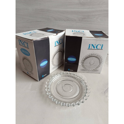 Rayan İnci Çay Tabak (6'lı Paket) resmi