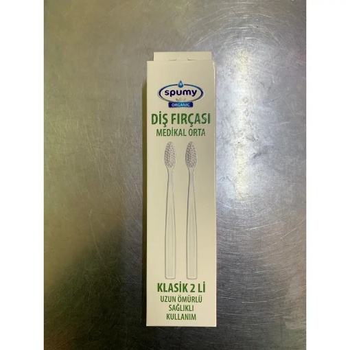 Spumy Medikal Diş Fırçası Orta Sert (2'li Paket) resmi