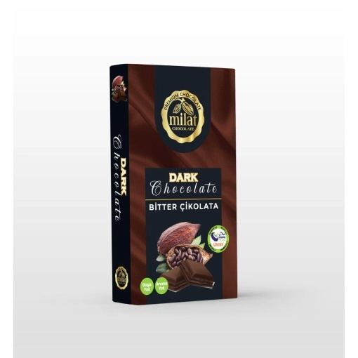 Milat Premium Bitter Çikolata 60 Gr resmi
