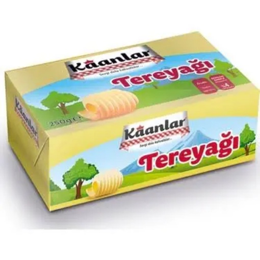 Kaanlar Paket Tereyağı 250 Gr resmi