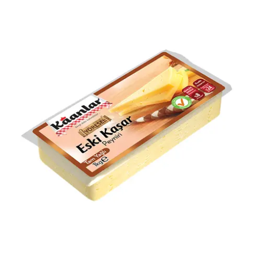Kaanlar Tam Yağlı Taze Kaşar Peyniri 1 Kg resmi