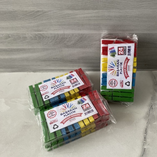 Başaran Çamaşır Mandalı (24'lü Paket) resmi