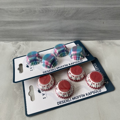 Küçük Kek Kapsülü (100'lü Paket) resmi
