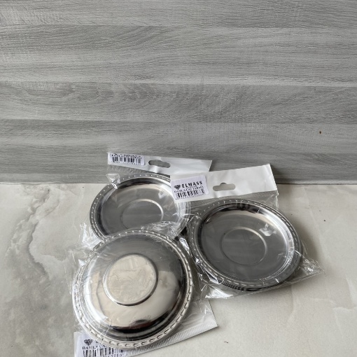 Elmass Krom Çay Tabak (6'lı Paket) resmi