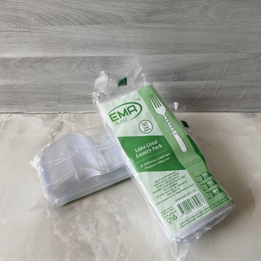 Anadolu Pet Yemek Çatalı (50’li Paket) resmi