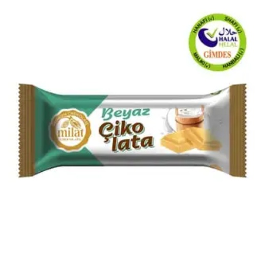 Milat Krema Dolgulu Beyaz Çikolata 25 Gr resmi