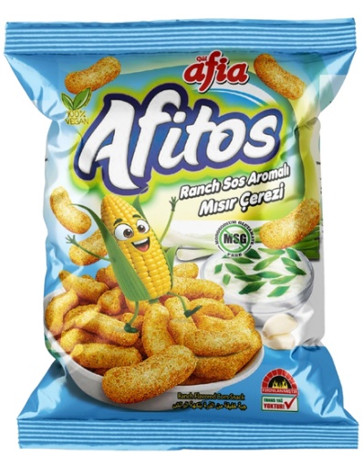 Afia Afitos Ranch Aromalı Mısır Çerezi 50 Gr resmi