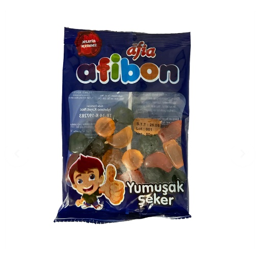 Afia Afibon Yumuşak Şeker 80 Gr resmi